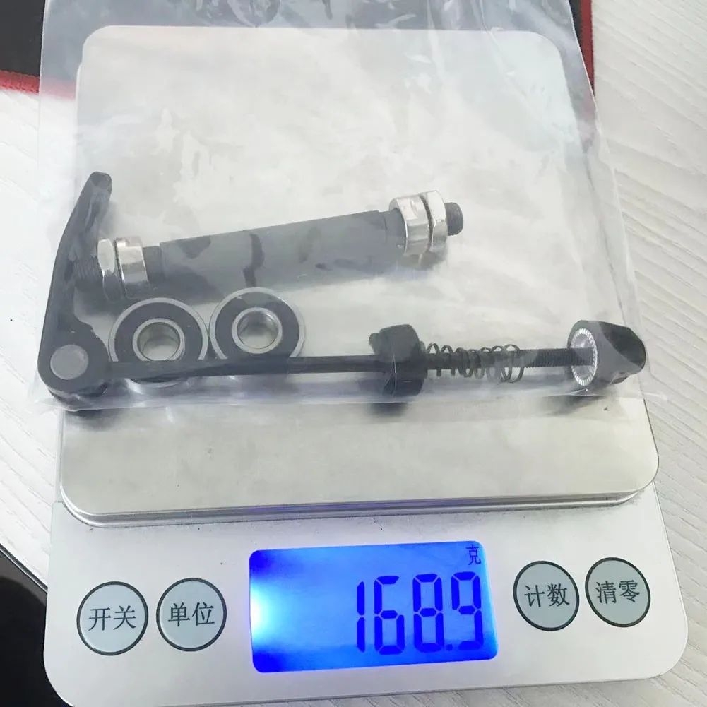 Description Picture 5 of itemUltralight Portable Bike Quick Release Skewer Set Front Rear Wheel Hub Axle Hollow Shaft MTB Road Bike Bicycle Parts