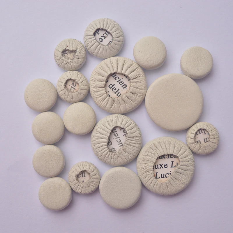 Clarinet sound hole mat sheepskin pad 17 mats