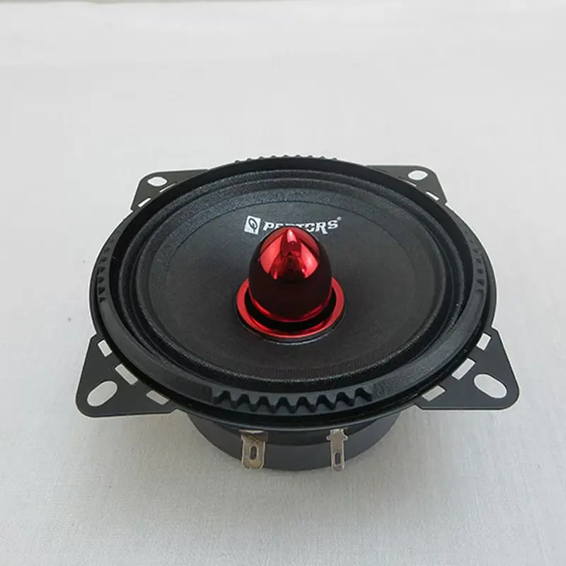 4 inch Car Stereo Mid Range Woofer Integrated Vehicle Speaker 400W 4 ohm Mid-bass for Car Audio Modification 1Pair