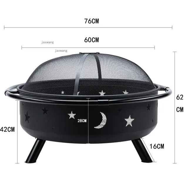 Étkező Apartman Teraszfűtők Kreatív Designer Étterem Brazier Kültéri Erkély Téli Fűtés Terasz Fűtő Kemence G - Image 6