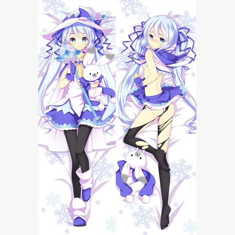 Anime Action Figure Miku Japanese Anime Dakimakura Hugging Body Pillowcase Pillow Case Long Cushion Cover Peach Skin/ 2way Gift 2