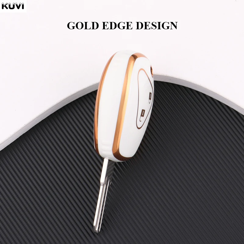 2 Buttons TPU Remote Key Fob Case Cover For Renault Megane Modus Espace Laguna Duster Logan DACIA Sandero Fluence Clio Kango key case cover key case remote control case cover