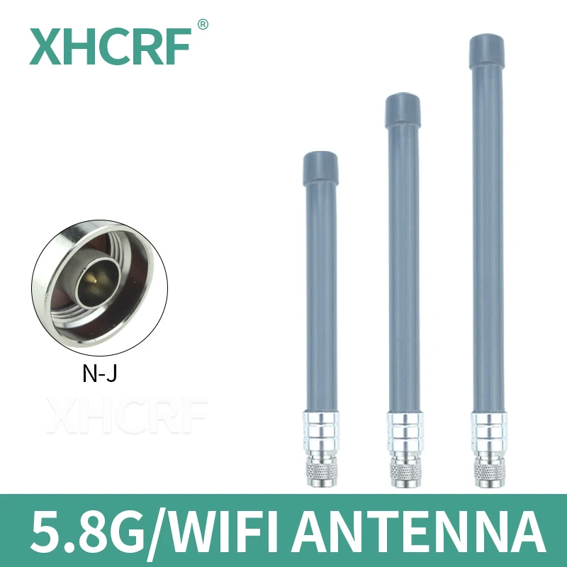 

5.8GHz Antenna for WiFi Wireless Commnunication Glass Fiber Waterproof N male 10 dBi 5800MHz Aerial