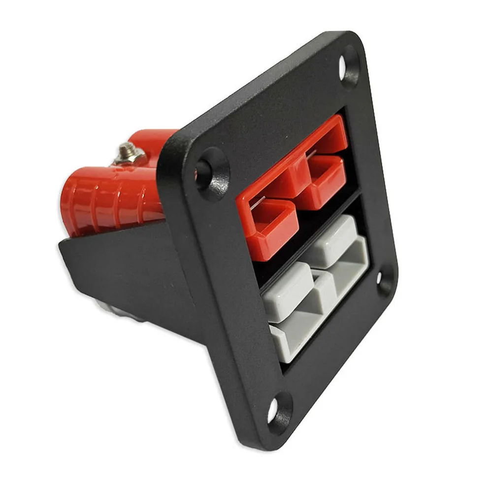 TwinDualFlushMount50A600VForAndersonPlugMountingBracket12