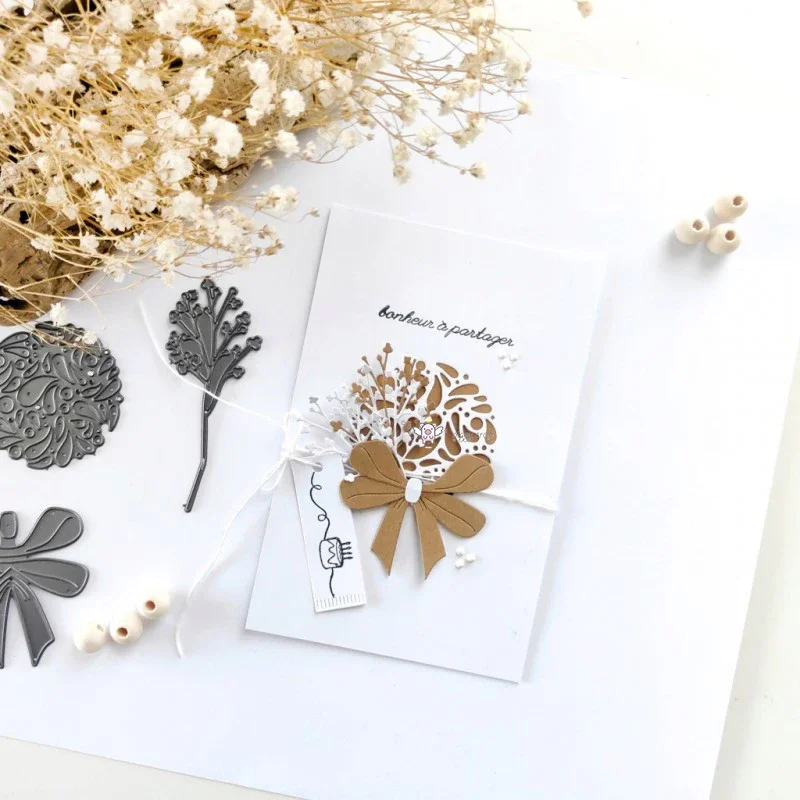Mmao Craft Metall-Stanzformen, Schneidformen, digitale Schleifenform, Scrapbook-Papier-Bastelmesser, Schablonen, Stanzformen – Detail 1