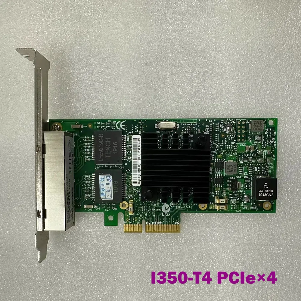 

Адаптер для сервера Intel I350-T4 PCIe× 4 Ethernet