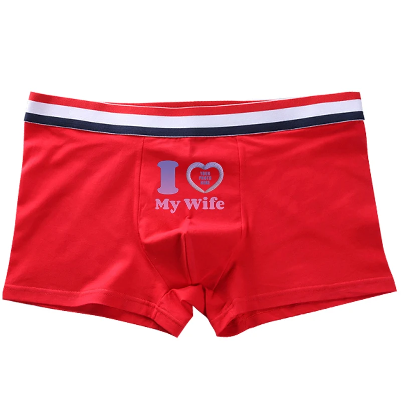 Couple Underwear For Lovers Men Boxer Shorts Women G Cotton Thongs Custom  Print Men Women Couples