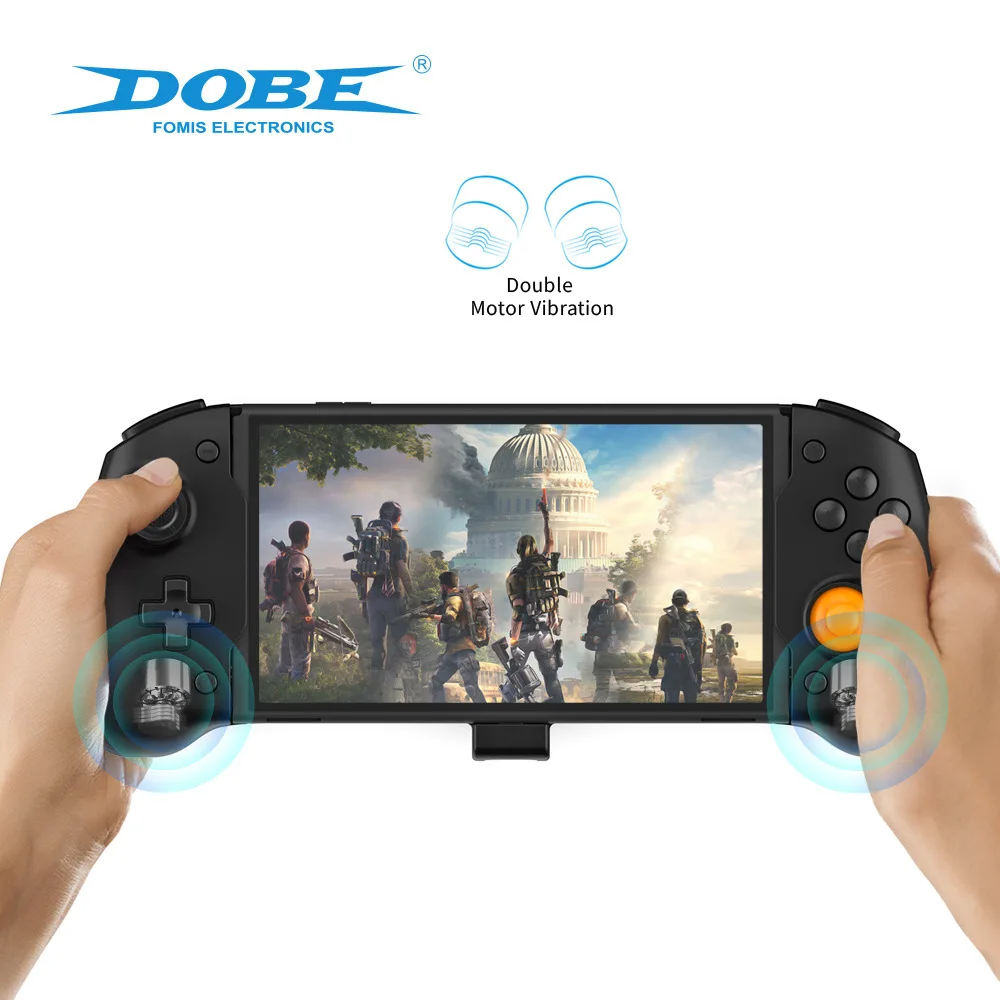 

Upgrade For Nintendo Switch Gamepad Controller Handheld Grip Double Motor Vibration Built-in 6-Axis Gyro Joy-pad for Switch OLED