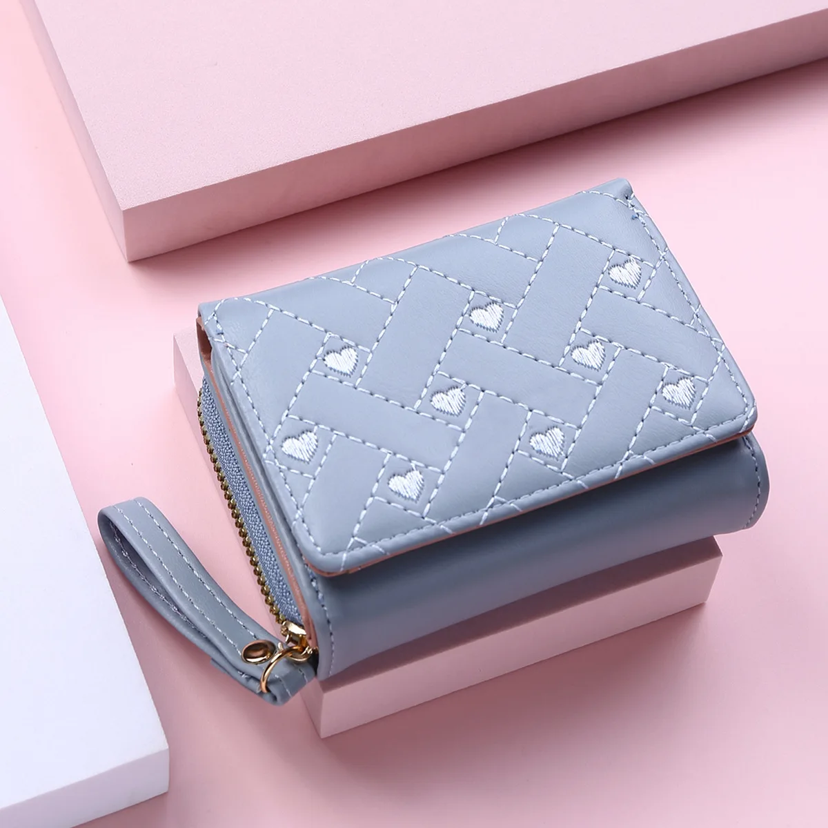 Wallets for Women Kawaii Cute Wallet Luxury Designer Lady Wallet Pink Purse Womens Wallet Small Women Leather Wallet Coin Purse