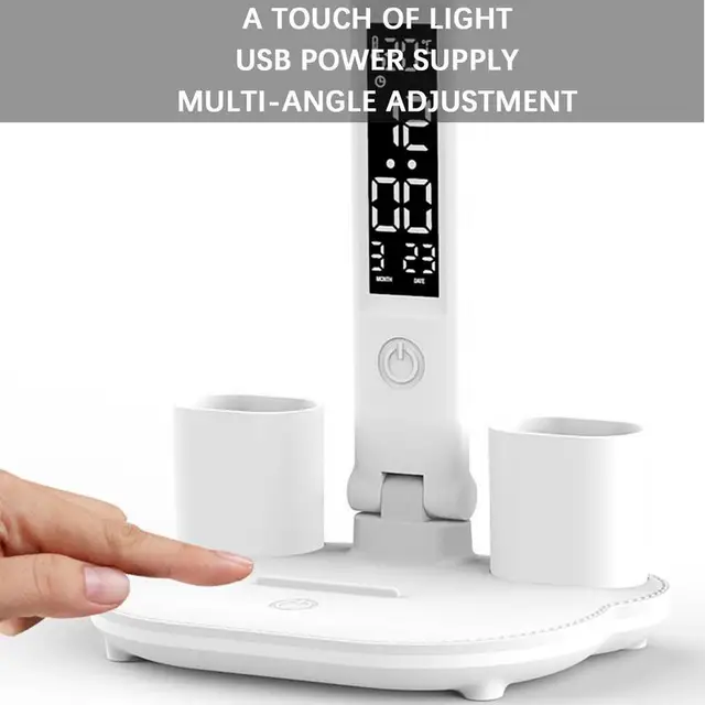 Toll Tartó Lámpa Többfunkciós Asztali Tartóval Többcélú Hosszú Akkumulátor Életvilágító Hálószobához - Image 5