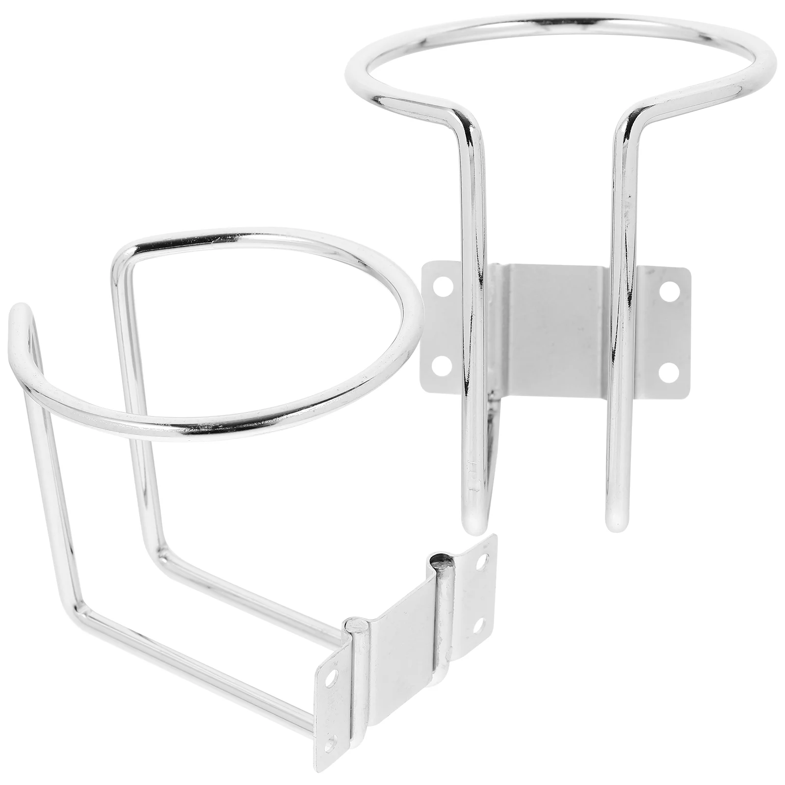 2Pcs Wall Mounted Cup Holder Metal Iron For Truck Cars Marine Dustproof Cup Dispenser Storage Rack For Home Office cup storage holder