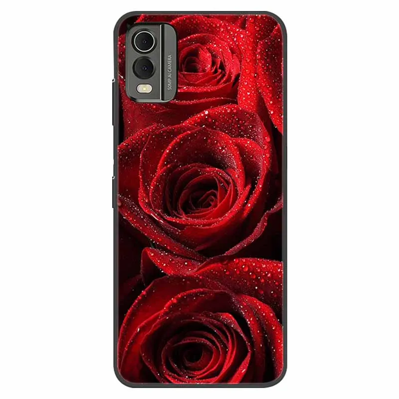 Shockproof Soft Silicone TPU Back Cover with Cute Cartoon Design