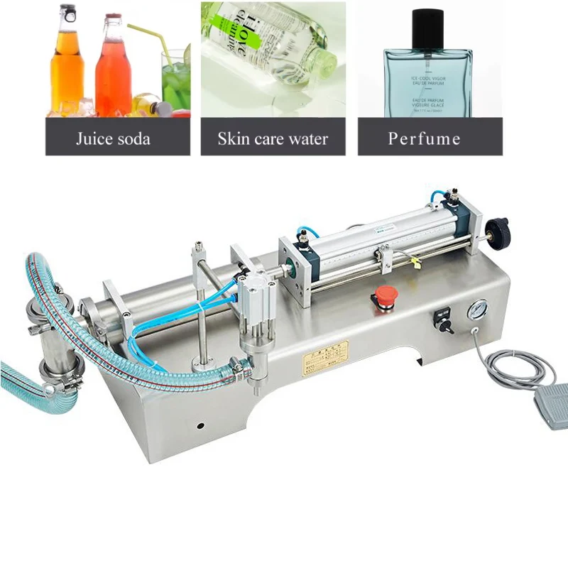 Desktop Liquid Filling Machine Single Head Multifunctional Filling Machine Juice Beer Etc.