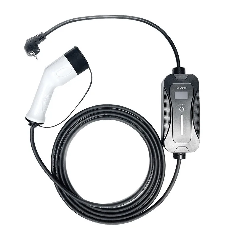 

Type 2 16A EVSE Charging 5m Cable EU Schuko Plug Controller Wallbox for Electric Car Portable EV Charger