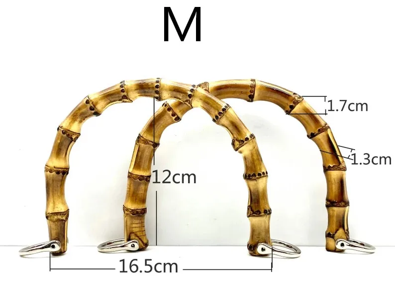 Bamboo Handles Purse Handles Handbag Handle for Bag Making Purse Handle Replacement U Shape a Pair per lot 12.5cm wholesale