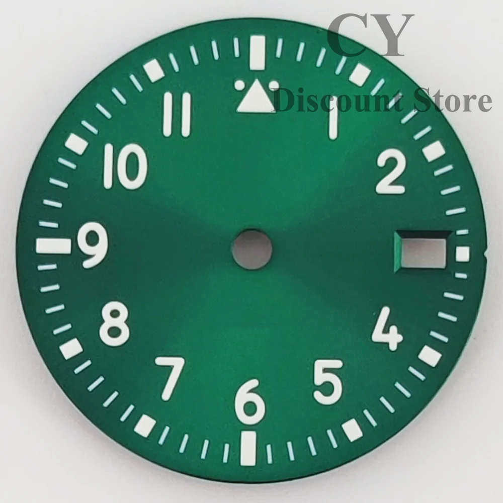 Luminous Multicolor 29mm Watch Dial with Versatile Crown Positions