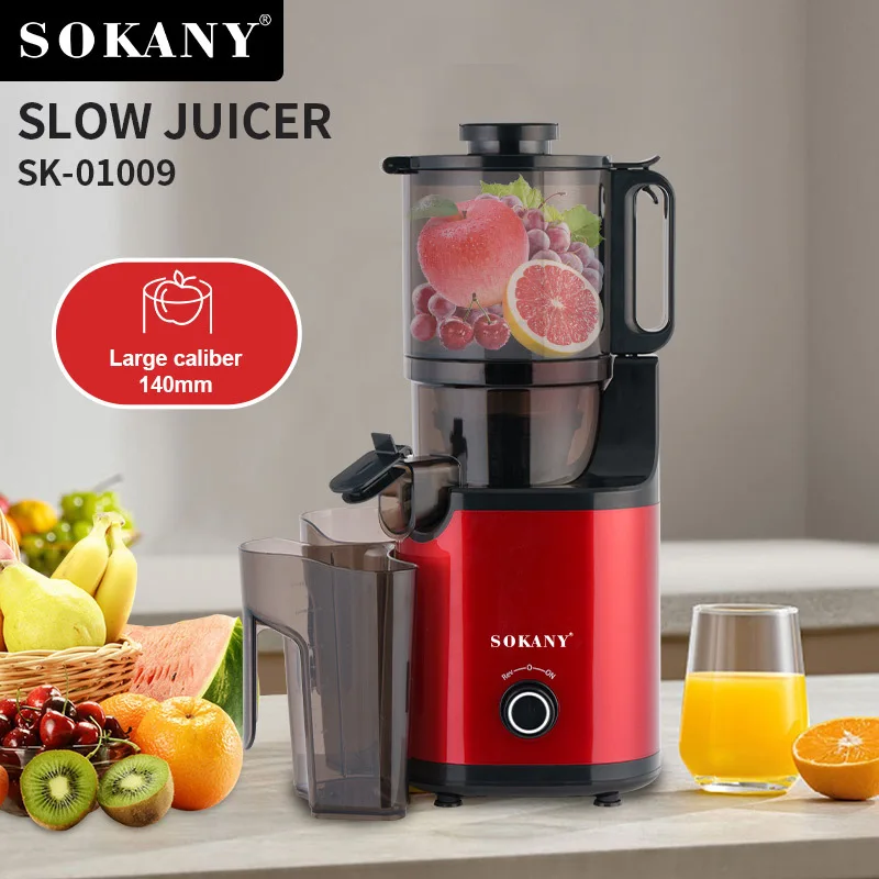 Houselin Cold Press Juicer,Extra Large Feed Chute,Easy Clean Self Feeding Effortless for Batch Juicing, High Juice Yield, 800W 3