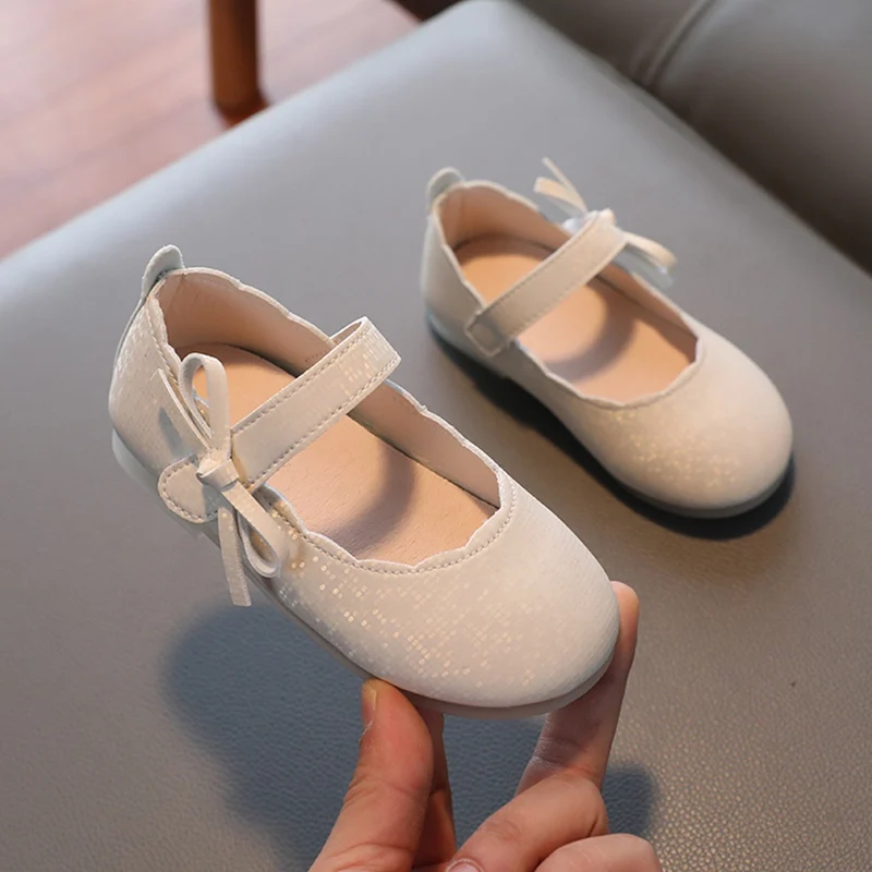 Description Picture 3 of itemToddler Little Girls Ballerina Flats Shoes Slip-on School Party Dress Shoes