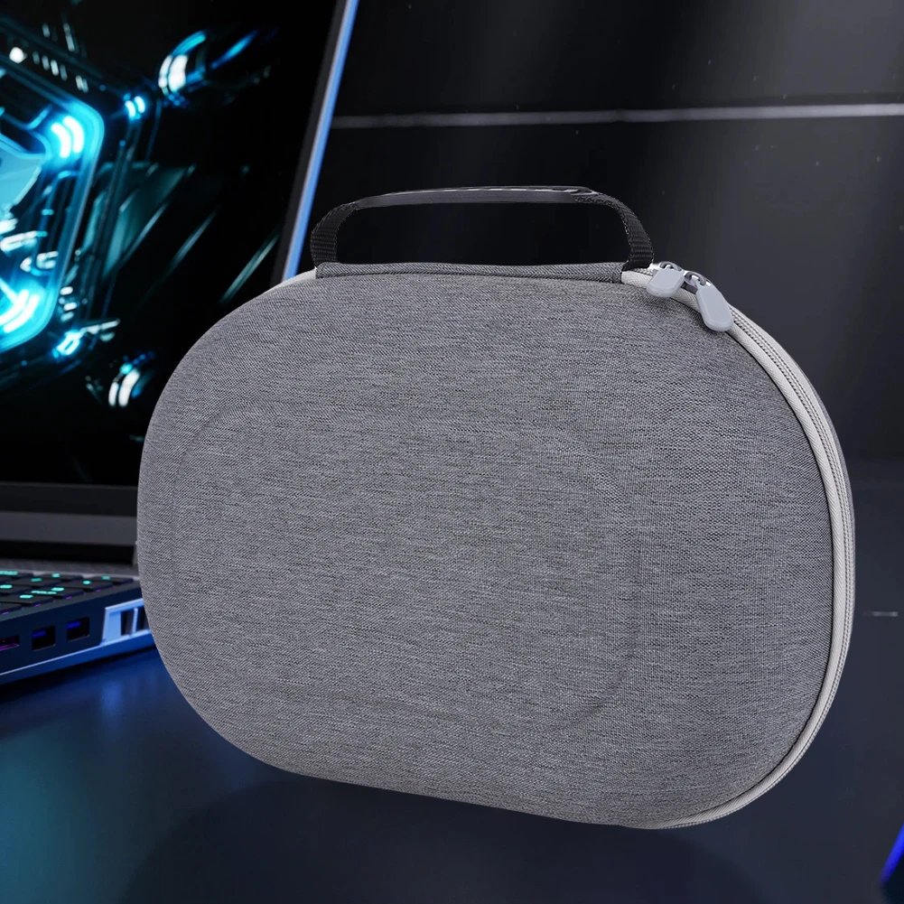 Hard Carrying Case Shockproof Portable Travel Case Multi-Compartment Hard Travel Storage Case with Mesh Pocket for Meta Quest 3S 3