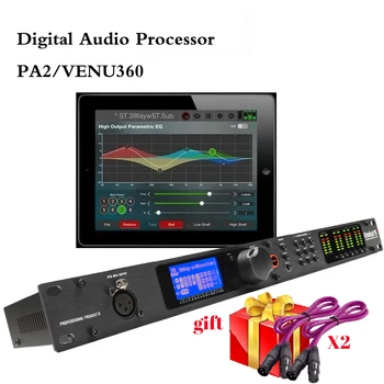 PA2/VENU360 2 입력 6 출력 스테이지 오디오 프로세서 기존 소프트웨어 Pro 오디오 드라이버 랙 전문 스피커 오디오 프로세서