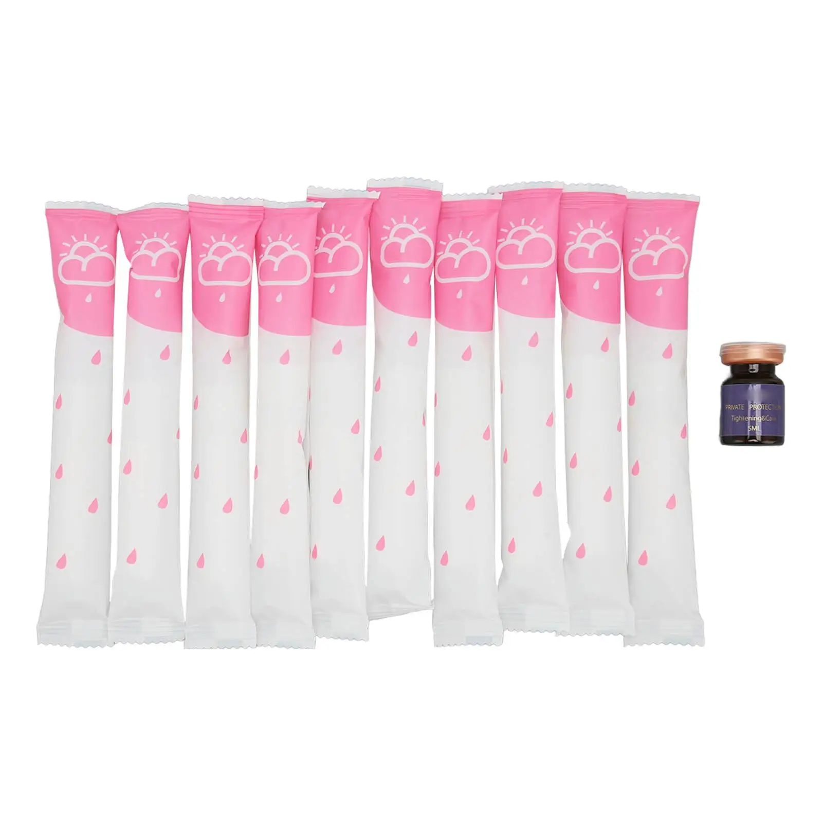 5ml Vaginal Tightening Serum Gel-Moisturizing & Endocrine Regulator with 10 Cotton Tubes