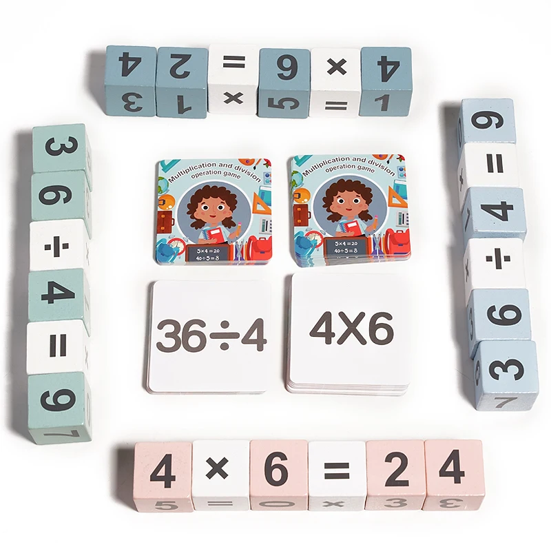 Multiplication and Division Game Learning Teaching Aids Educational Toys Math Toys For Children