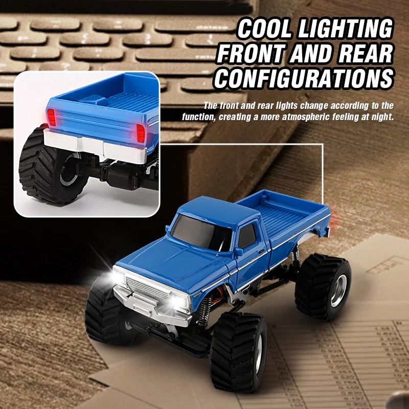 Mini Rc Car Full-scale Profession Off Road Car 4WD 2.4G Remote-controlled Climbing Car Tabletop Model Electric Vehicle Toys