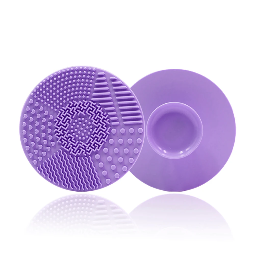 Silicone Makeup Brush Cleaning Bowl and Soft Scrubber Mat