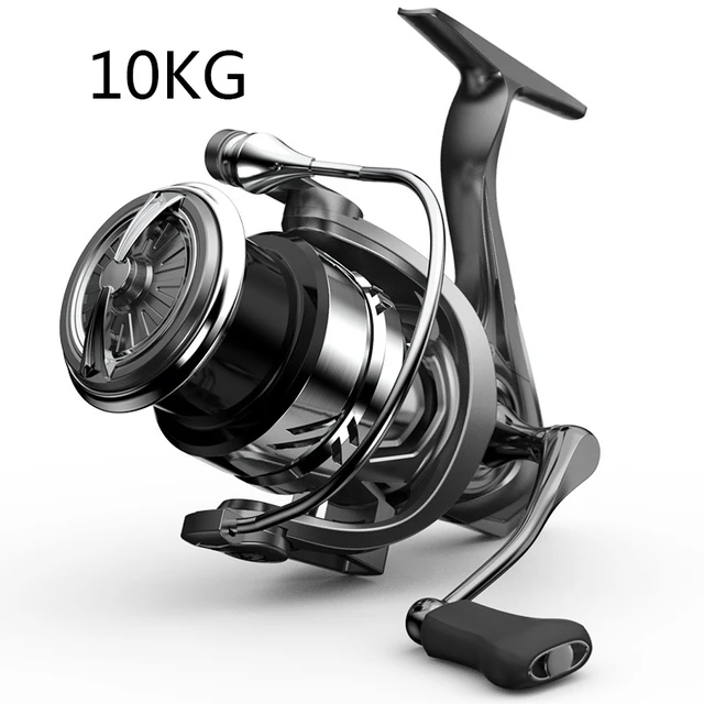 Light Weight Spinning Fishing Reel 4+1Ball Bearings 10 kg Drag Carbon Fiber  Drag for