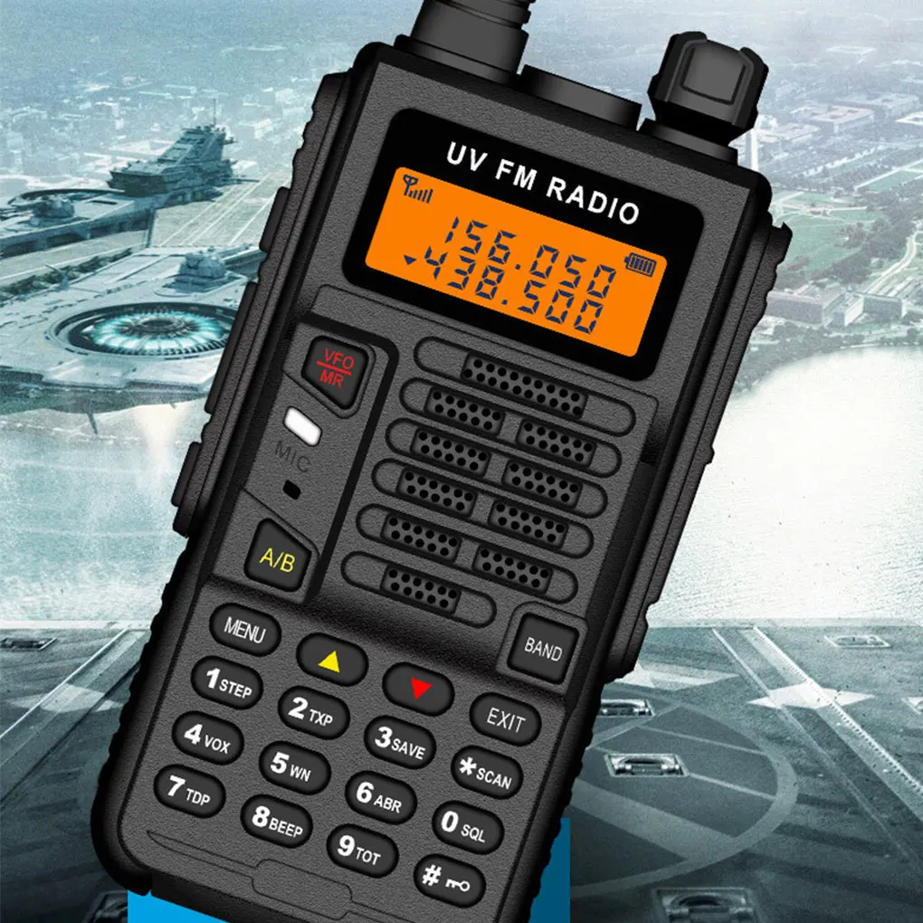 BAOFENG Walkie Talkie Portable UV-X5 plus High Powerful Handheld Transceiver USB Two Way Radio Hunting CB Radio Dengan UHF VHF 