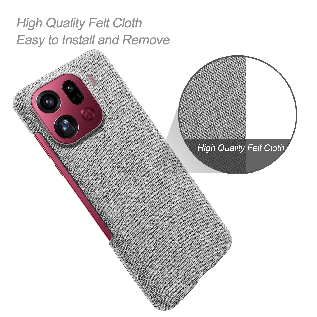 Luxury Slim Fabric Cloth Phone Case - Premium Accessories