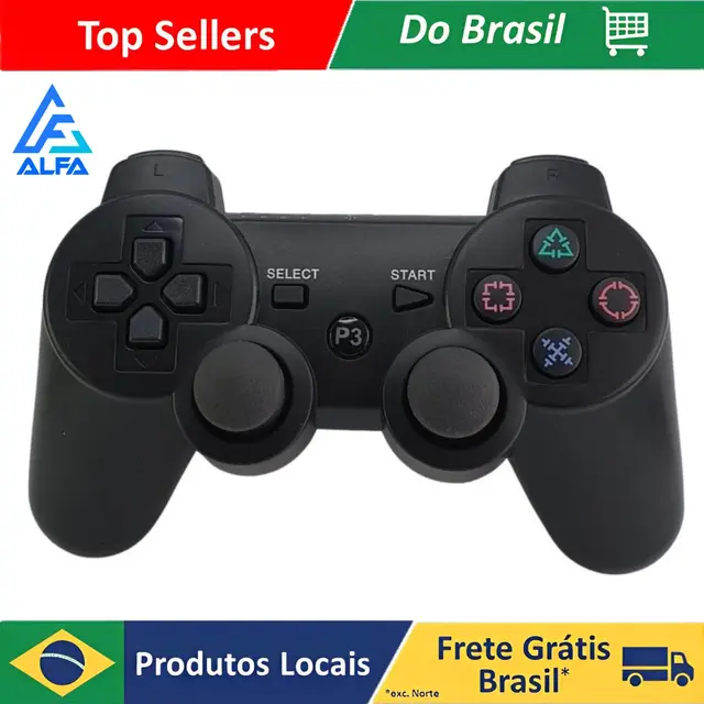 Joystick Sem Fio Dual Shock para PS4, Controlador Bluetooth.