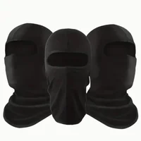 Breathable Black Balaclava Mask Scarf UV Protection Summer Cooling for Bike Riding Motorcycle Skiing Beanie Hat 1