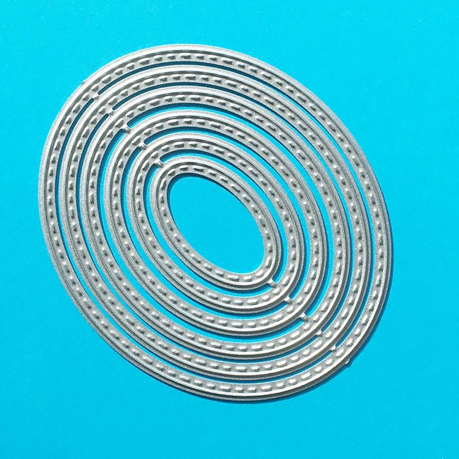 

Oval frame borders Metal Cutting Dies for Scrapbooking Paper gift Card Making DIY Album craft Die Cut