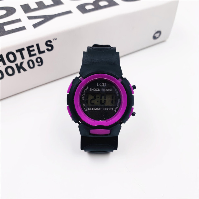 Sports Watch For Kids Children Waterproof Led Digital Watch Ultra-light Silicone Strap Teen Boys Girls WristWatch Unisex