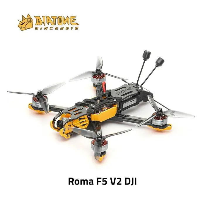 

DIATONE Roma F5 V2 HD MAMBA F722 MK2 F50_BL32 Caddx Vista TOKA 2306.5 2450KV 4S 1700KV 6S 5inch FPV Digital Freestyle Drone