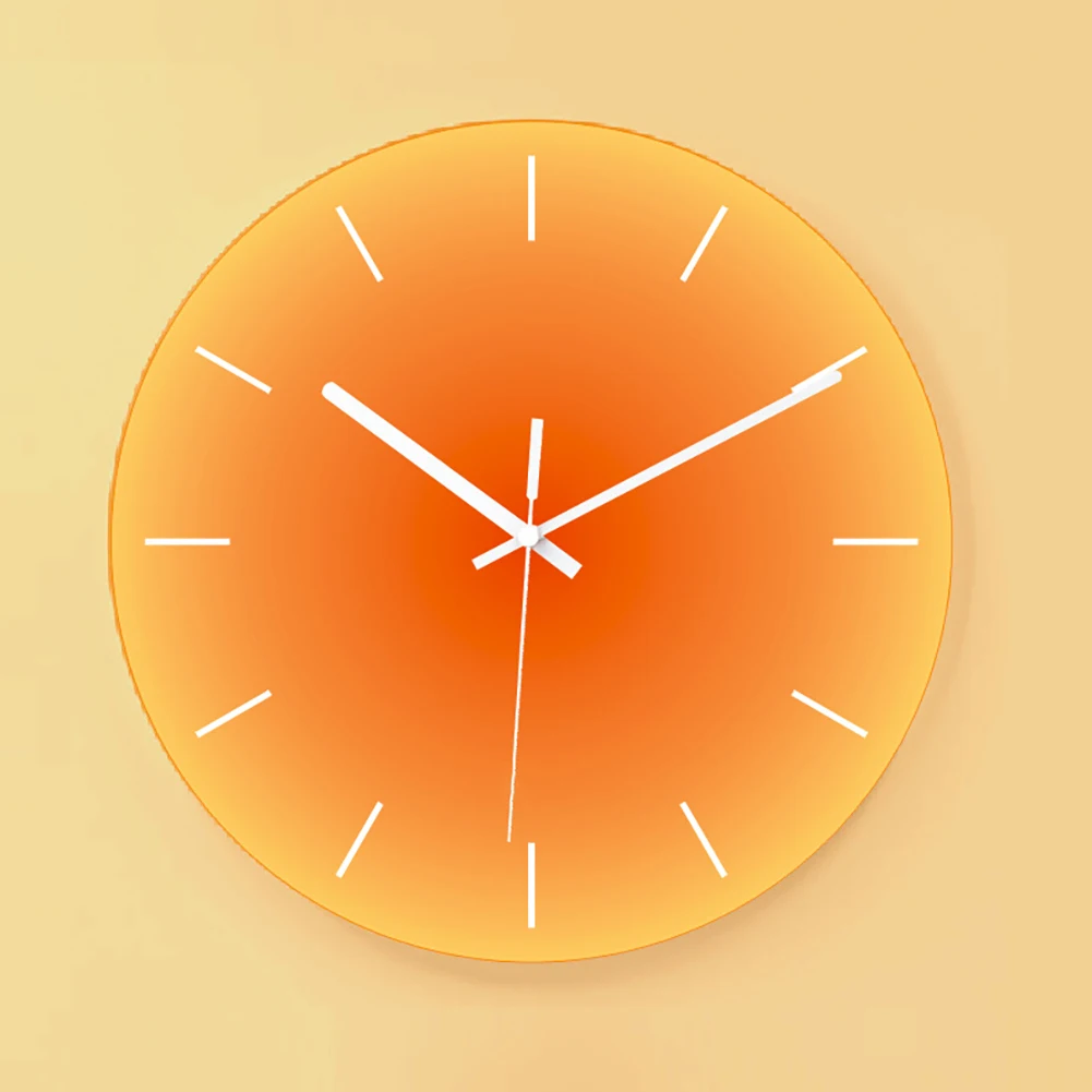 

Modern Sunset Wall Clock Silent Non-ticking Battery Operated Decorative Wall Clock For Living Room Decoration Sunset Art Clock