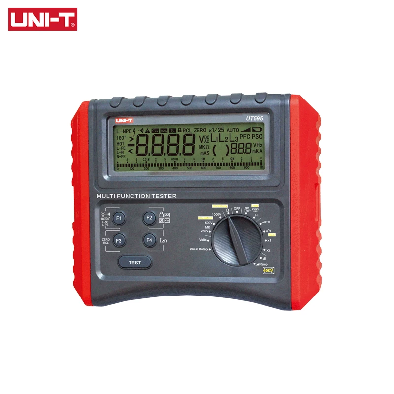 UNI-T Multifunction Installation Tester UT595 Insulation Resistance Tester Earth Ground Line Loop Impedance Tester