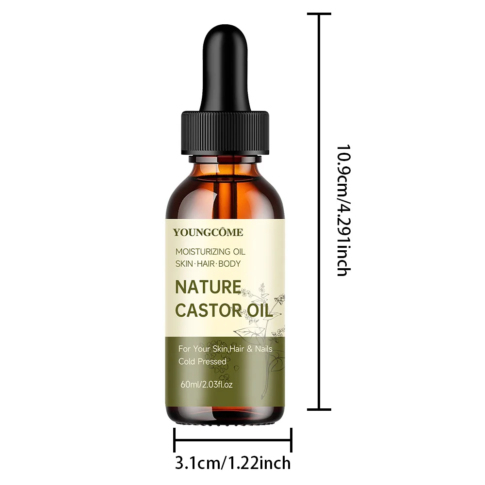 Premium Black Castor Oil for Enhanced Hair and Skin Nourishment
