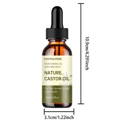 Premium Black Castor Oil for Enhanced Hair and Skin Nourishment