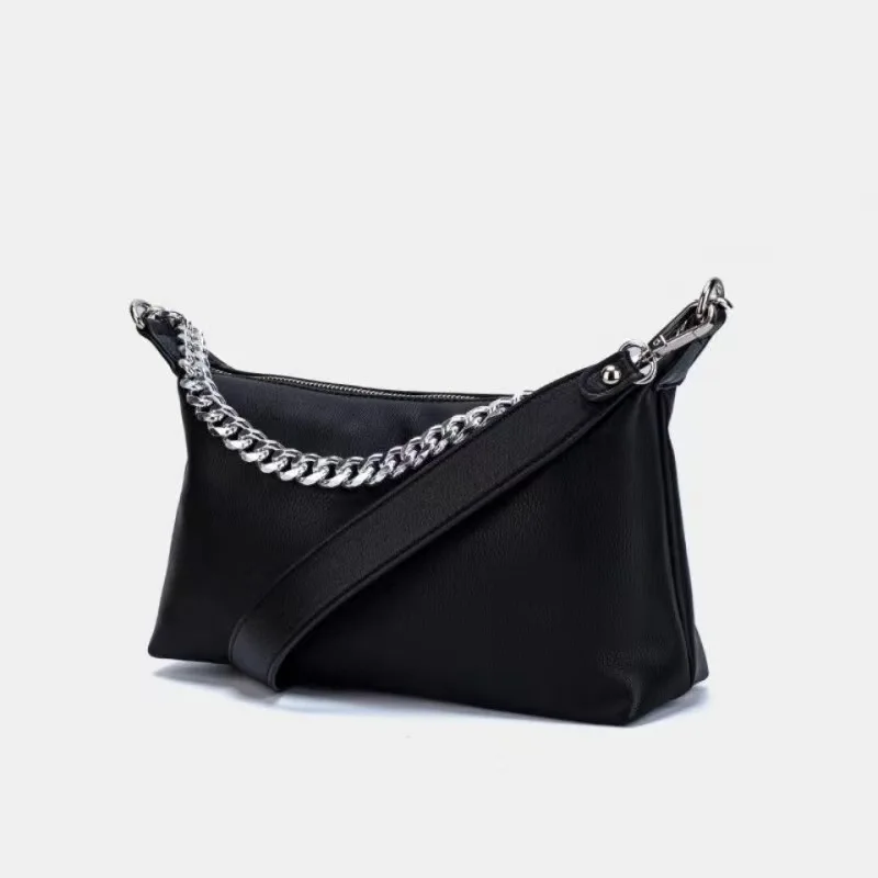 

ZA Cross border Bag 2023 New Underarm Bag Versatile Fashion Chain Single Shoulder Bag Minimalist Stick Texture Crossbody Bag