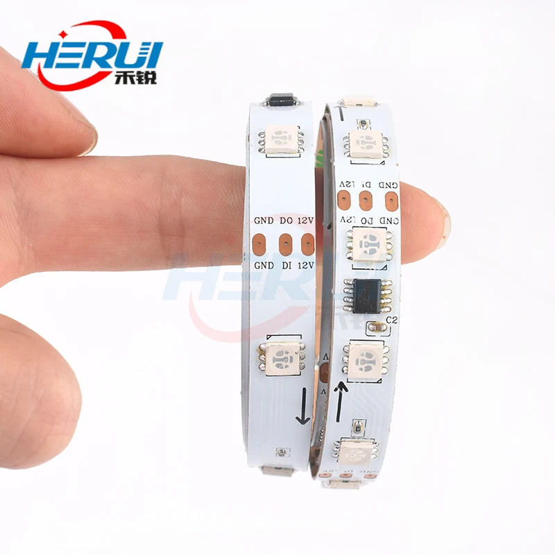 

LED strip module WS2811 The light strip is compatible with WS2812 12V Full color 5050RGB programmable running horse