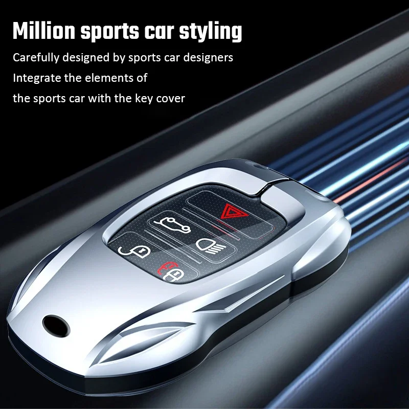 Premium Zinc Alloy Remote Car Key Protector Case Cover