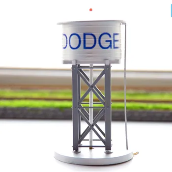 HO Scale Train Railway Buildings Water Tower 1:87 Railroad Station Scene Kits