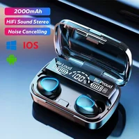 M10 Wireless Headphone Bluetooth Earphones Waterproof Earpieces Sport Earbuds For Huawei Iphone OPPO Xiaomi TWS Music Headset 2
