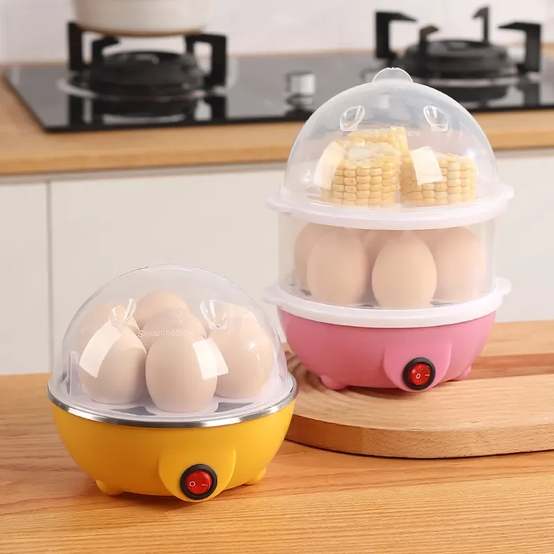 Hot Sale High Quality Household Automatic Electric Egg Cooker Kitchen Multi-function Egg Steamer Egg Poacher 3