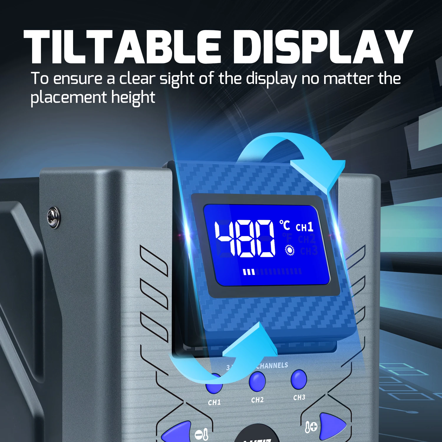 WEP 948D-I 주석 흡입식 납땜 제거 스테이션, 110W 진공 펌프 흡입건 포함, PCB SMD 납땜 수리용 디지털 리워크 스테이션