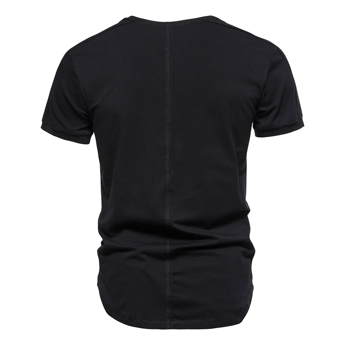 

2023 Men's T-shirt Short Sleeve Solid Men's Loose T-shirt