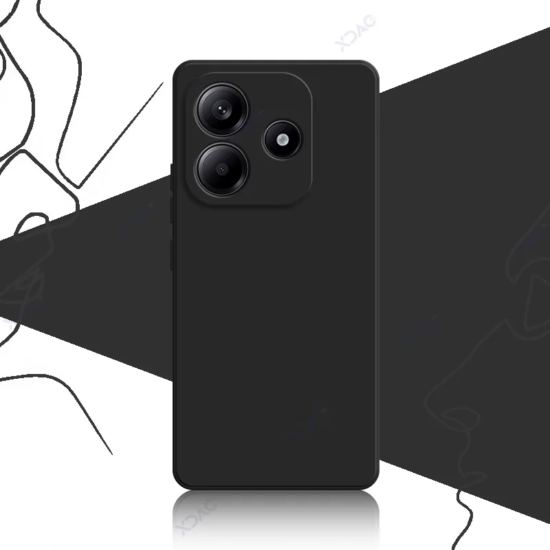 Luxury Square Liquid Silicone Waterproof 360° Soft Phone Case Cover