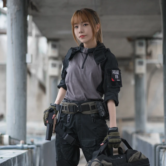 Security uniform shirt and pants in black - My Custom Attire